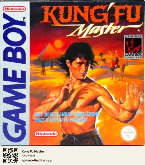 Kung Fu Master Game Boy, PAL box front