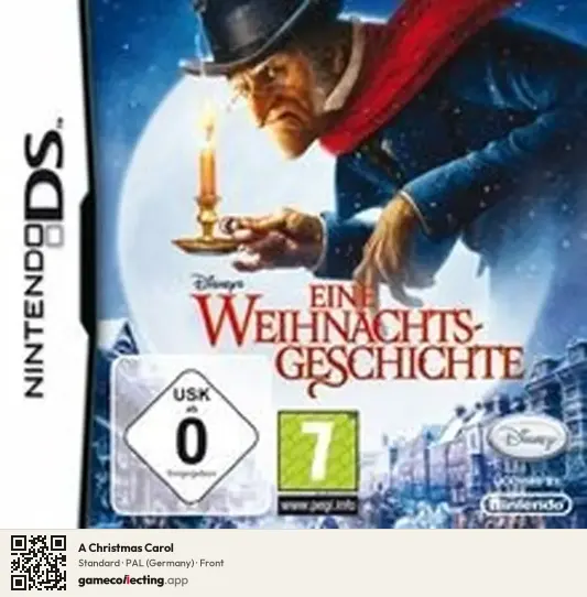 A Christmas Carol Nintendo DS, Germany box front