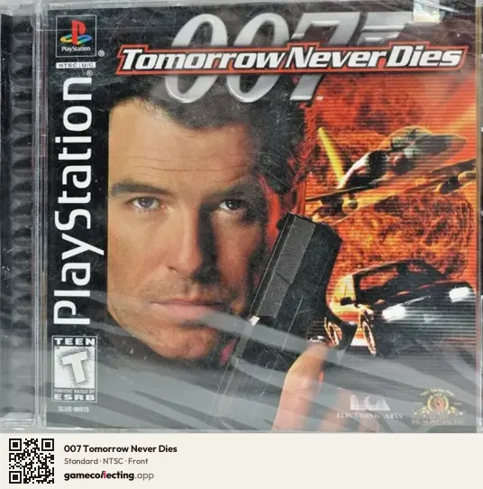 007 Tomorrow Never Dies PlayStation, NTSC box front