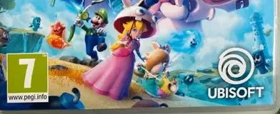 Mario + Rabbids Sparks of Hope, the PEGI square on its front