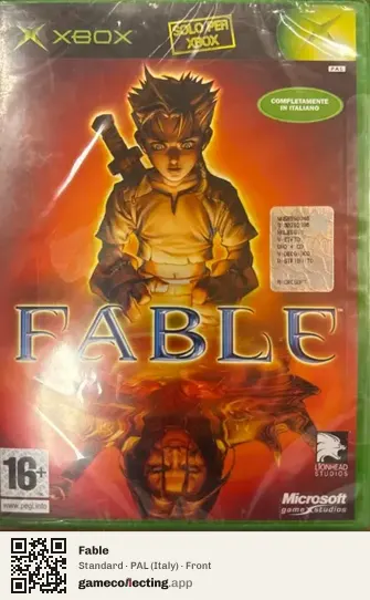 Fable Xbox, Italy box front