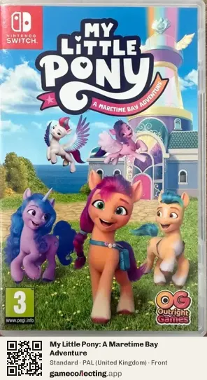 My Little Pony: A Maretime Bay Adventure Nintendo Switch, United Kingdom box front