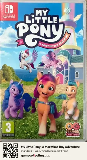 My Little Pony: A Maretime Bay Adventure Nintendo Switch, United Kingdom box front