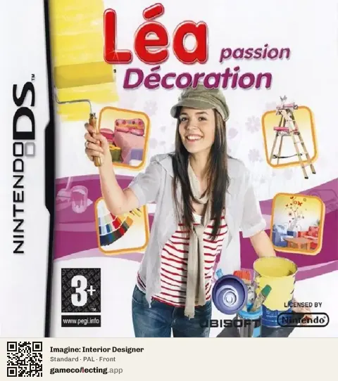 Imagine: Interior Designer Nintendo DS, PAL box front