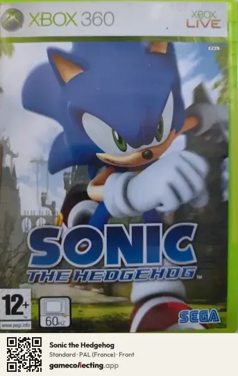 Sonic the Hedgehog Xbox 360, France box front