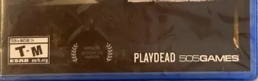 Inside / Limbo, the ESRB box on its front