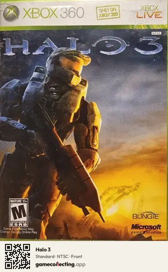 Halo 3 Xbox 360, NTSC box front