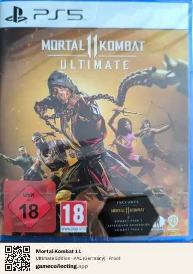 Mortal Kombat 11 PlayStation 5, Germany box front