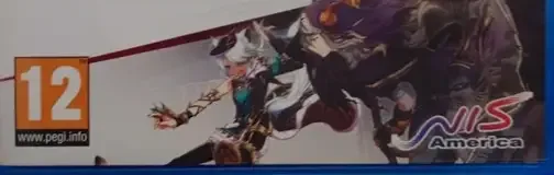 Ys IX: Monstrum Nox, the PEGI square on its front