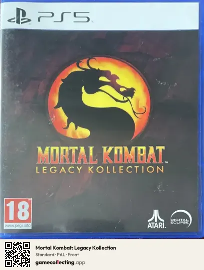Mortal Kombat: Legacy Kollection PlayStation 5, PAL box front
