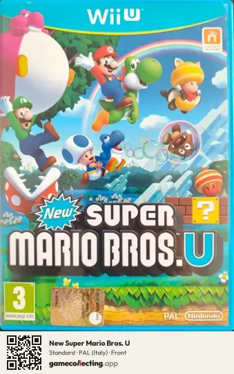 New Super Mario Bros. U Nintendo Wii U, Italy box front