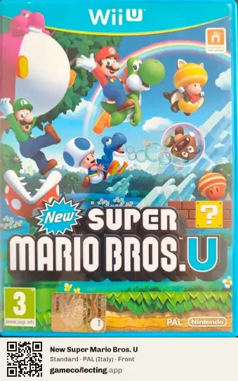 New Super Mario Bros. U Nintendo Wii U, Italy box front