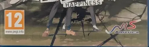 Psycho-Pass: Mandatory Happiness, the PEGI square on its front