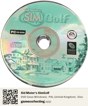 Sid Meier's SimGolf Computer, PAL disc