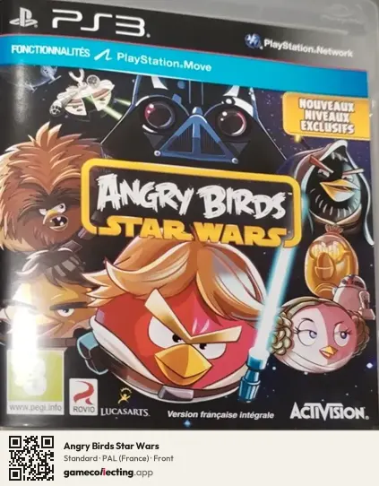 Angry Birds Star Wars PlayStation 3, France box front