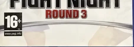 Fight Night Round 3, the PEGI square on its front