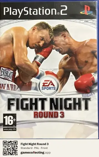 Fight Night Round 3 PlayStation 2, PAL box front