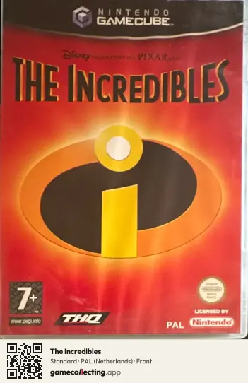 The Incredibles Nintendo GameCube, Netherlands box front