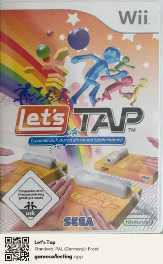 Let's Tap Nintendo Wii, Germany box front