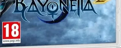 Bayonetta 2, the PEGI square on its front