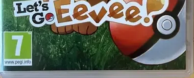 Pokémon: Let's Go, Eevee!, the PEGI square on its front