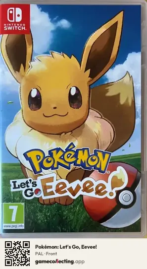 Pokémon: Let's Go, Eevee! Nintendo Switch, PAL box front