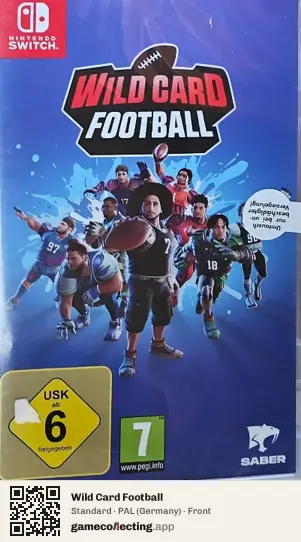 Wild Card Football Nintendo Switch, Germany box front