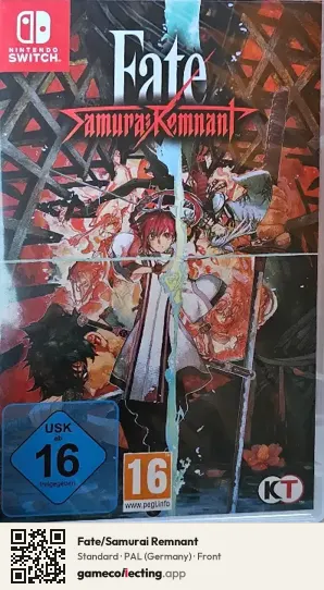 Fate/Samurai Remnant Nintendo Switch, Germany box front