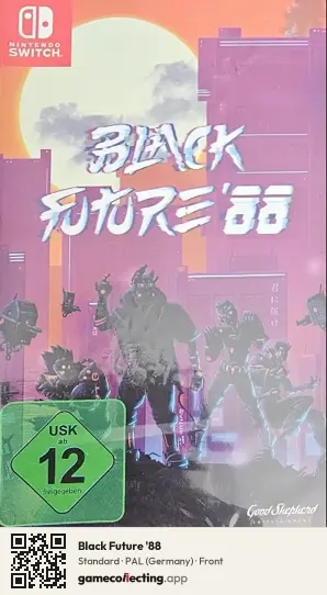 Black Future '88 Nintendo Switch, Germany box front