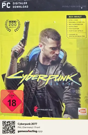 Cyberpunk 2077 Computer, Germany box front