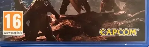 Monster Hunter: World, the USK square on its front