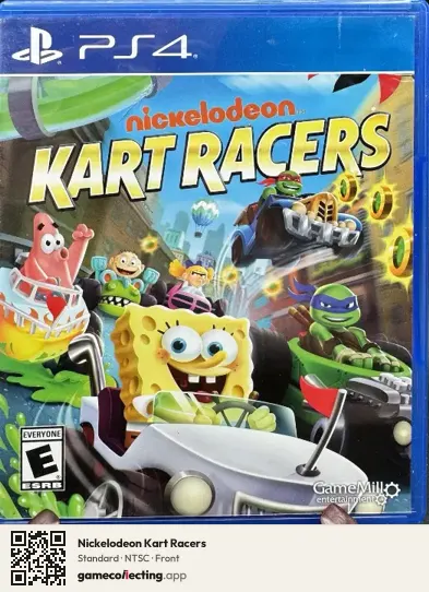 Nickelodeon Kart Racers PlayStation 4, NTSC box front