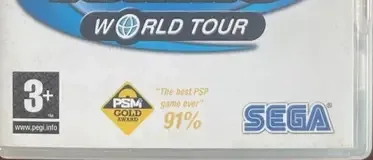 Virtua Tennis: World Tour, the PEGI square on its front