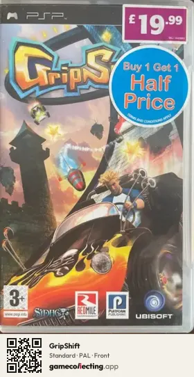 GripShift PlayStation Portable, PAL box front