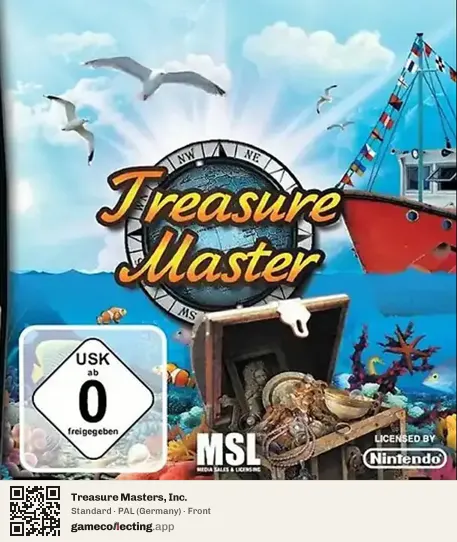 Treasure Masters, Inc. Nintendo DS, Germany box front