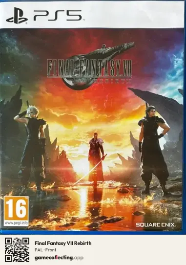 Final Fantasy VII Rebirth PlayStation 5, PAL box front