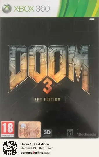 Doom 3: BFG Edition Xbox 360, Italy box front