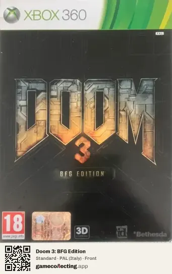 Doom 3: BFG Edition Xbox 360, Italy box front
