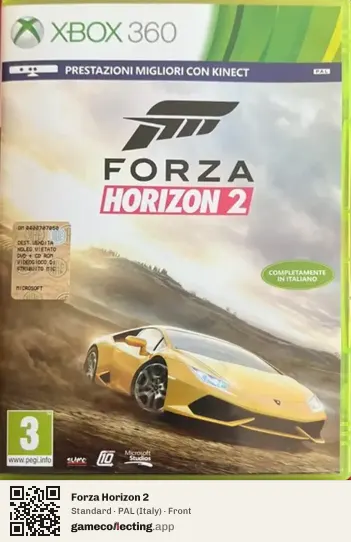 Forza Horizon 2 Xbox 360, Italy box front