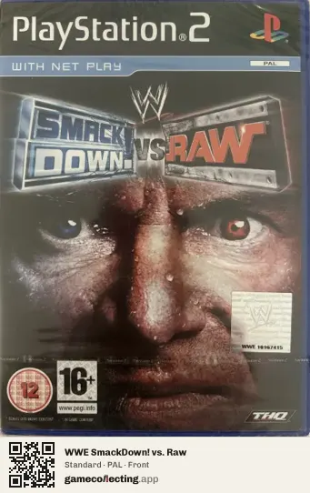 WWE SmackDown! vs. Raw PlayStation 2, PAL box front