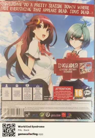 World End Syndrome PlayStation 4, PAL box back