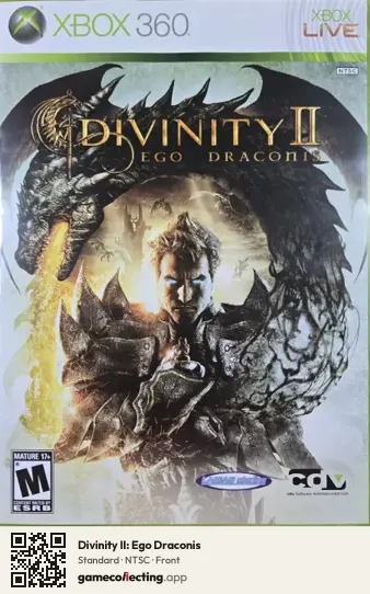 Divinity II: Ego Draconis Xbox 360, NTSC box front