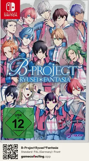 B-Project Ryusei*Fantasia Nintendo Switch, Germany box front