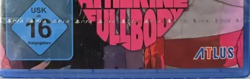 Catherine: Full Body, the USK square on its front
