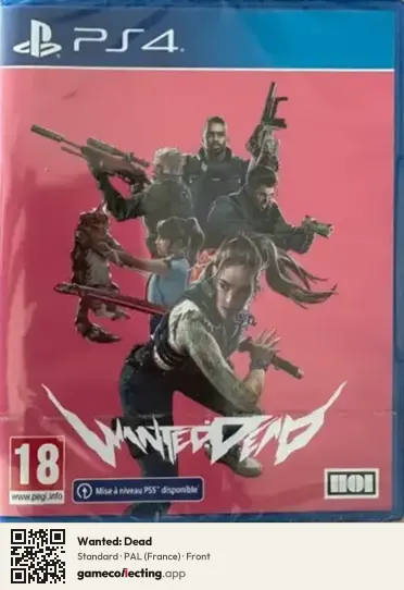 Wanted: Dead PlayStation 4, France box front