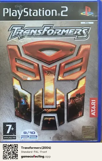 Transformers (2004) PlayStation 2, PAL box front