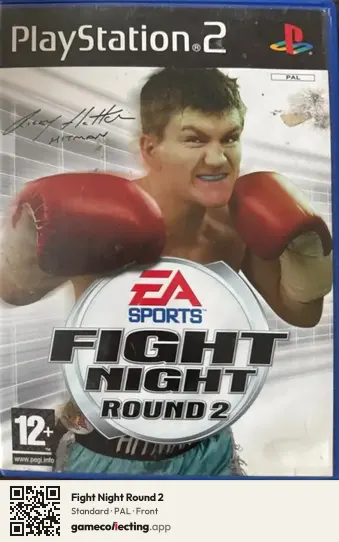 Fight Night Round 2 PlayStation 2, PAL box front