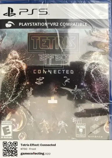 Tetris Effect: Connected PlayStation 5, NTSC box front