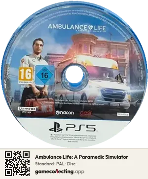 Ambulance Life: A Paramedic Simulator PlayStation 5, PAL disc