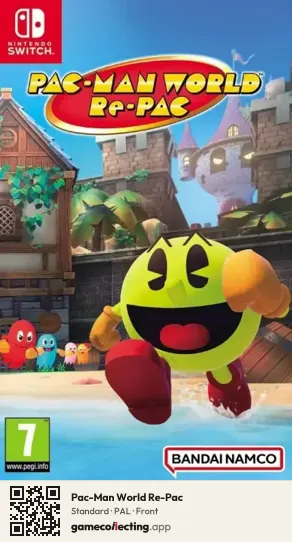 Pac-Man World Re-Pac Nintendo Switch, PAL box front